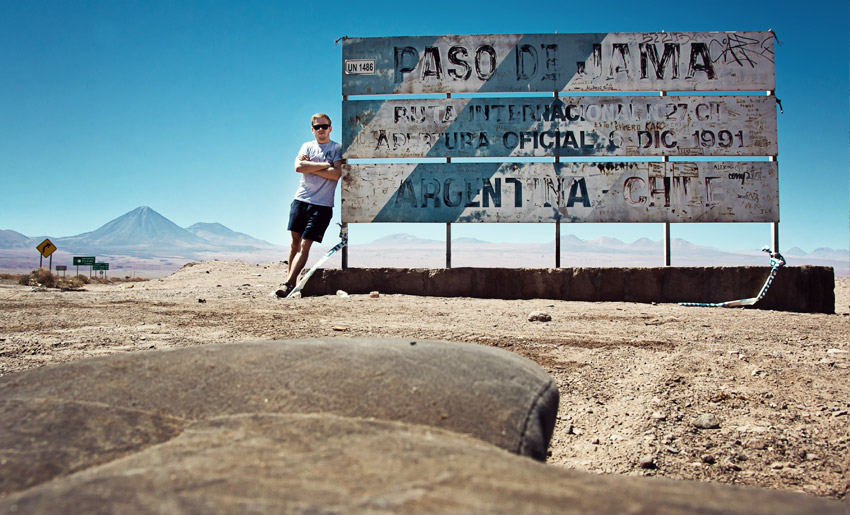 Selfie in der Atacamawüste