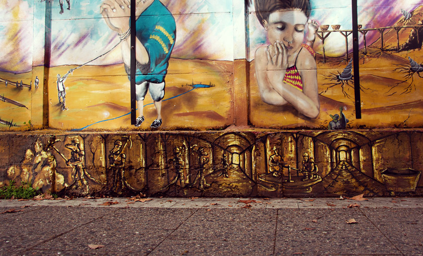 Streetart in Santiago