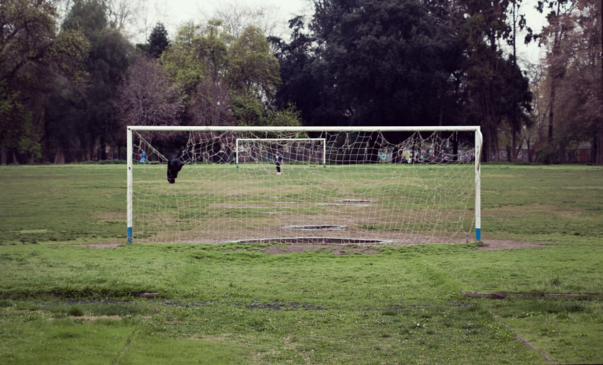 Fußballplatz in Santiago