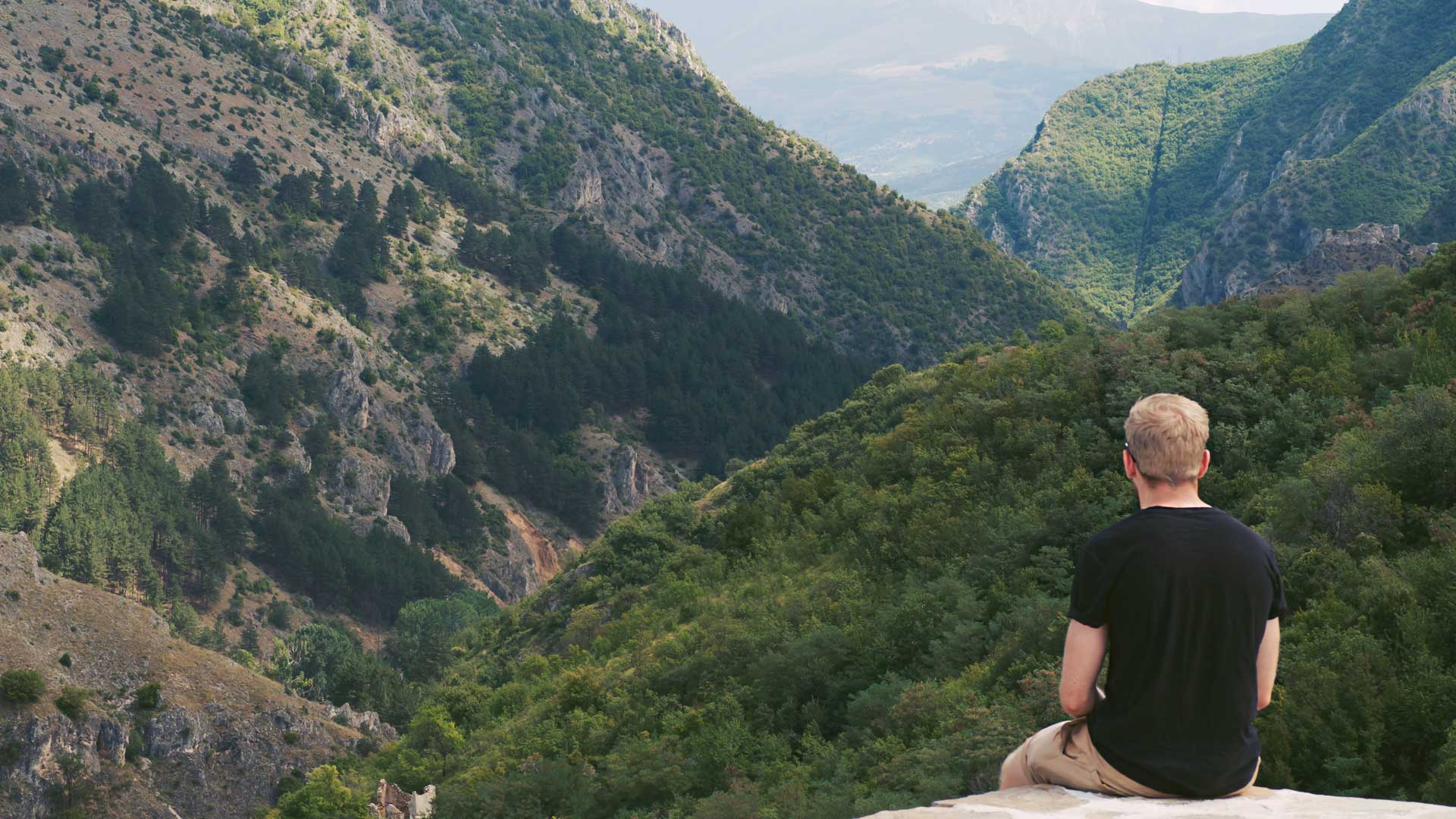 Aussicht vom Berg über Prizren im Kosovo