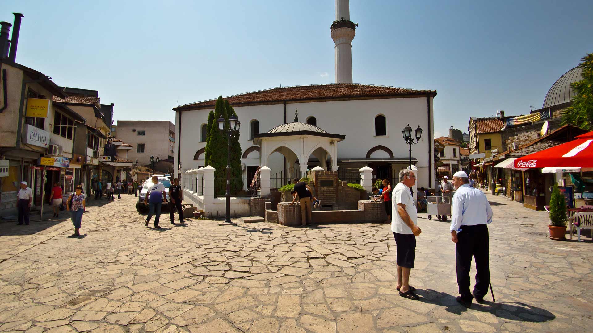 Die Altstadt von Skopje in Mazedonien