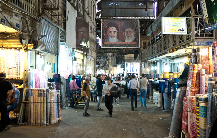 Der Basar in Teheran