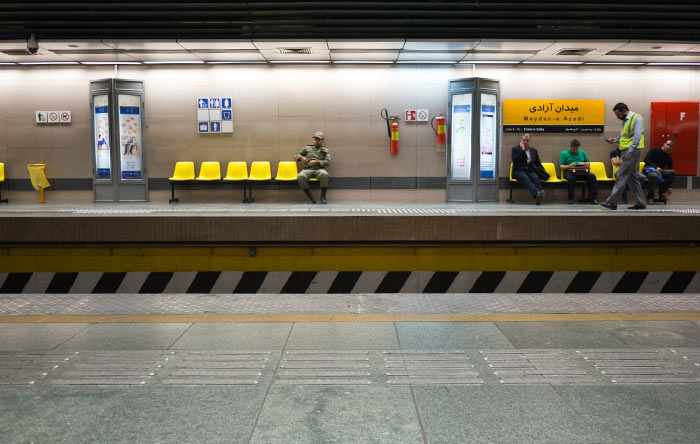 Die Metro in Teheran