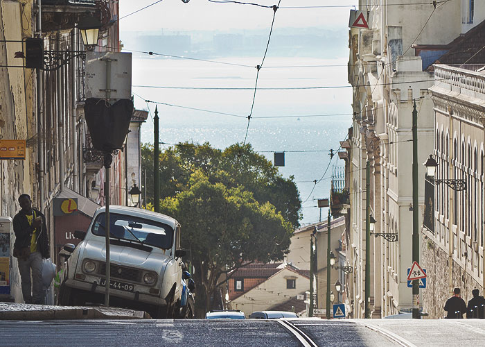 In den Straßen von Lissabon