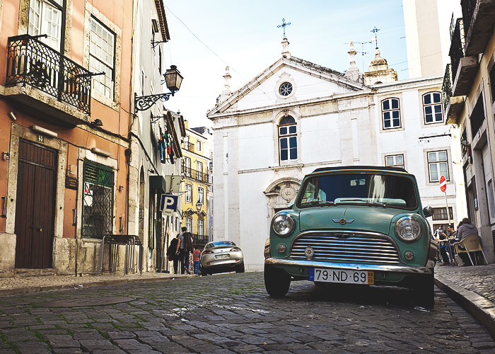 In den Straßen von Lissabon