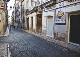 In den Straßen von Lissabon