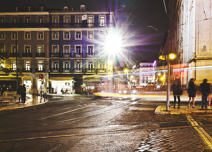 Lissabon bei Nacht