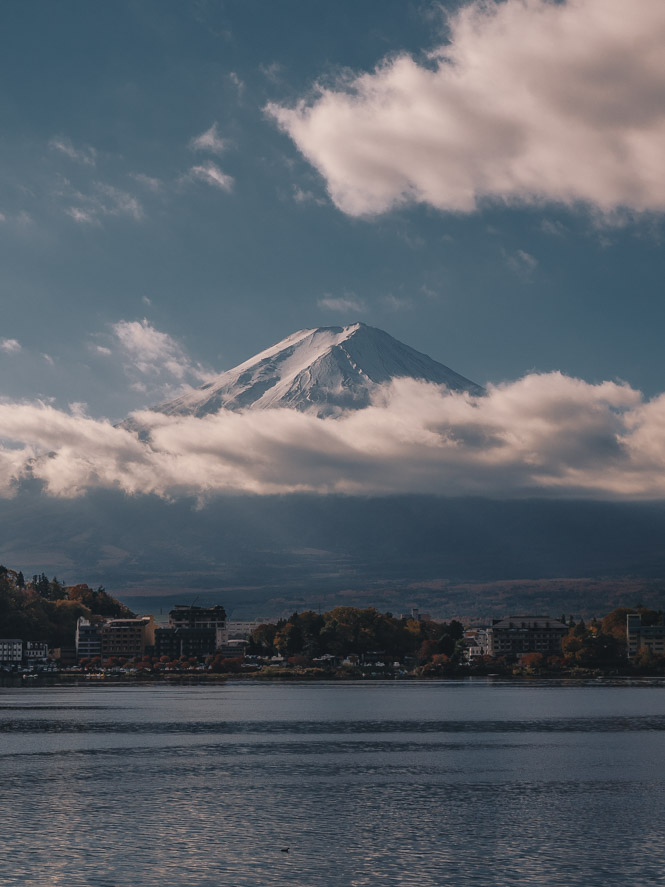 Blick auf Mount Fuji