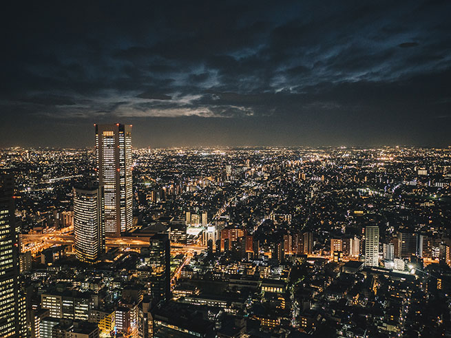 Tokio bei Nacht