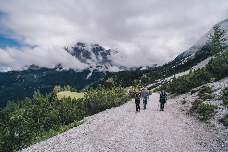 Wandern zum Seebensee